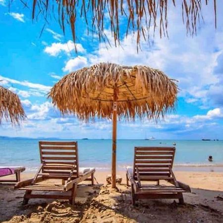 Lux Beach Apartment Vári Kültér fotó